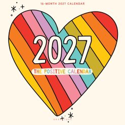 The Positive Calendar 2027 Square Wall Calendar