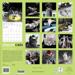 Alternative view of Classic Cats 2027 Square Wall Calendar