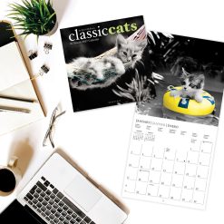 Classic Cats 2027 Square Wall Calendar - Image 3