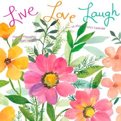 Live, Love, Laugh 2027 Square Wall Calendar