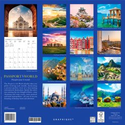Alternative view of Passport to the World 2027 Square Wall Calendar