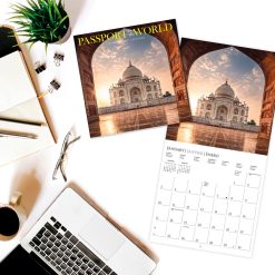 Passport to the World 2027 Square Wall Calendar - Image 3