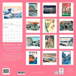 Alternative view of Japanese Art Collection 2027 Square Wall Calendar