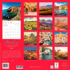 Alternative view of Italia 2027 Square Wall Calendar
