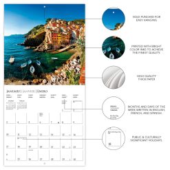 Italia 2027 Square Wall Calendar - Image 4