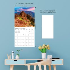 Wonders of the World 2027 Square Wall Calendar - Image 5