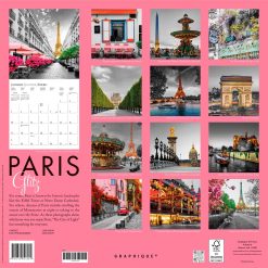 Alternative view of Paris Glitz 2027 Square Wall Calendar