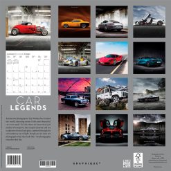 Alternative view of Car Legends 2027 Square Wall Calendar