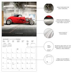 Car Legends 2027 Square Wall Calendar - Image 4