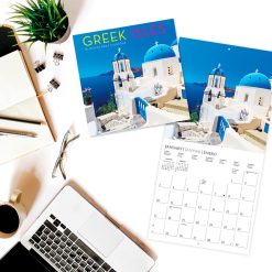 Greek Isles 2027 Square Wall Calendar - Image 3