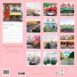 Alternative view of A Parisian Life 2027 Square Wall Calendar