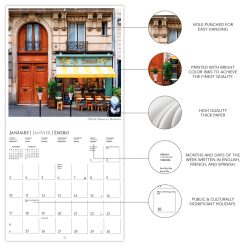 A Parisian Life 2027 Square Wall Calendar - Image 4