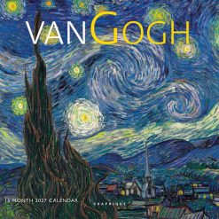 van Gogh 2027 Mini Square Wall Calendar
