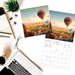 Passport to the World 2027 Mini Square Wall Calendar - Image 3