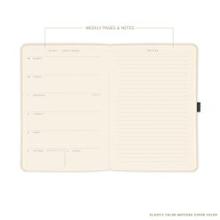 Alternative view of Blue 6 x 8 Vegan Leather 2027 Planner Diary