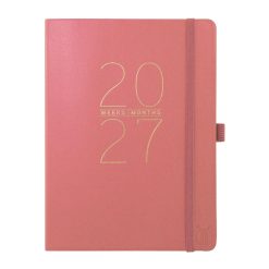 Mauve 6 x 8 Vegan Leather 2027 Planner Diary
