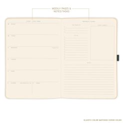 Alternative view of Brown 8 x 10 Vegan Leather 2027 Planner Diary