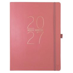 Mauve 8 x 10 Vegan Leather 2027 Planner Diary