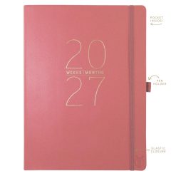 Mauve 8 x 10 Vegan Leather 2027 Planner Diary - Image 4