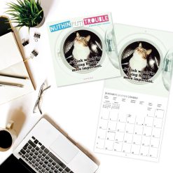 Nuthin But Trouble 2027 Square Wall Calendar - Image 3