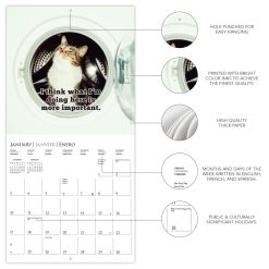 Nuthin But Trouble 2027 Square Wall Calendar - Image 4