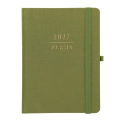 Sage 6 x 8 Fabric Bound 2027 Planner Diary