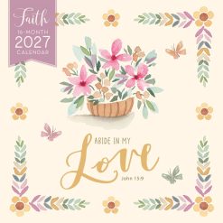 Faith 2027 Square Hopper Wall Calendar