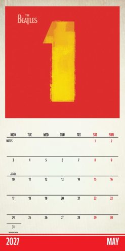 The Beatles 2027 Square Wall Calendar - Image 3