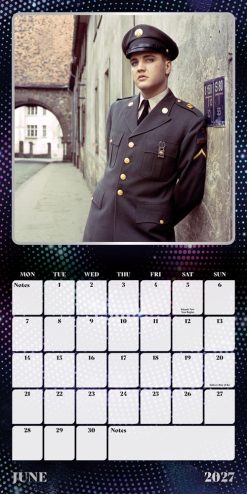 Elvis 2027 Square Wall Calendar - Image 3