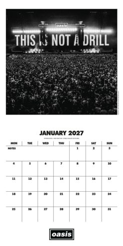 Oasis 2027 Square Wall Calendar - Image 3
