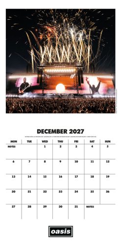 Oasis 2027 Square Wall Calendar - Image 4