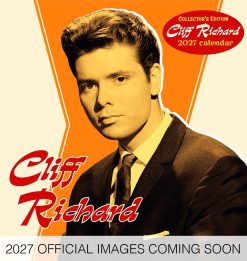 Cliff Richard Collector's Edition Record Sleeve 2027 Square Wall Calendar