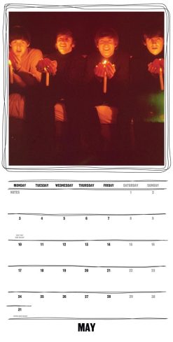 Alternative view of The Beatles Collector's Edition Record Sleeve 2027 Square Wall Calendar