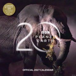 BBC Earth 2027 Square Wall Calendar