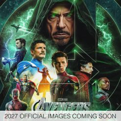 Marvel Avengers Dooms Day Movie 2027 Square Wall Calendar