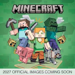 Minecraft 2027 Square Wall Calendar
