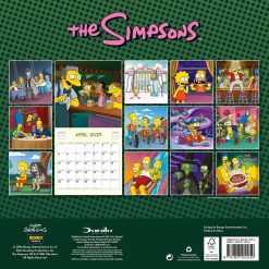 Alternative view of The Simpsons 2027 Square Wall Calendar