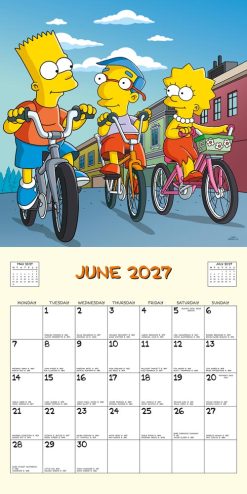 The Simpsons 2027 Square Wall Calendar - Image 3