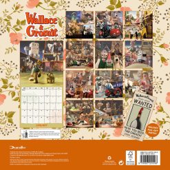 Alternative view of Wallace And Gromit 2027 Square Wall Calendar