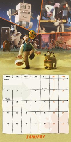 Wallace And Gromit 2027 Square Wall Calendar - Image 4
