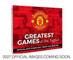Manchester United 2027 Boxed Desk Calendar