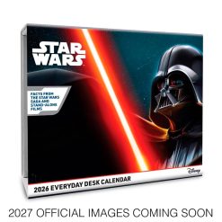 Star Wars Classic 2027 Boxed Desk Calendar