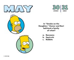 The Simpsons 2027 Boxed Desk Calendar - Image 3