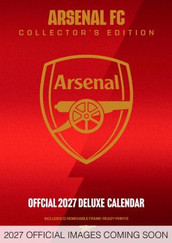 Arsenal FC 2027 A3 Deluxe Wall Calendar