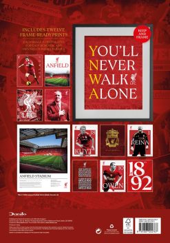 Alternative view of Liverpool FC 2027 A3 Deluxe Wall Calendar