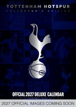 Tottenham Hotspur FC 2027 A3 Deluxe Wall Calendar