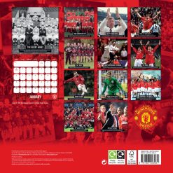 Alternative view of Manchester United FC Legends 2027 Square Wall Calendar