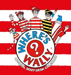 Where's Wally 2027 Single View Desk Easel  Calendar