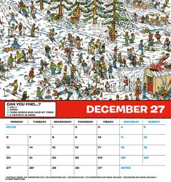 Where's Wally 2027 Single View Desk Easel  Calendar - Image 3