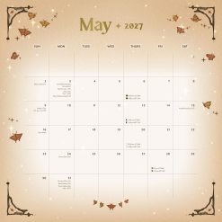 Manifest Your Dreams 2027 Square Wall Calendar - Image 8